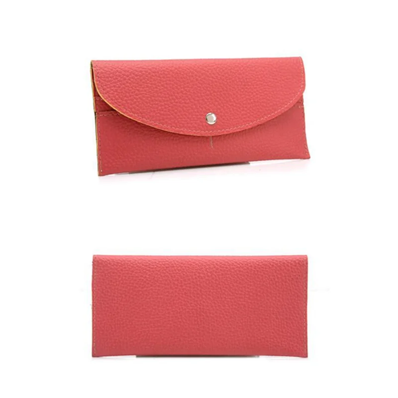 Women Simple Long Wallet Coin Purse Card Holders Handbag Key Holder Candy-colored Ultra thin Clip | Багаж и сумки