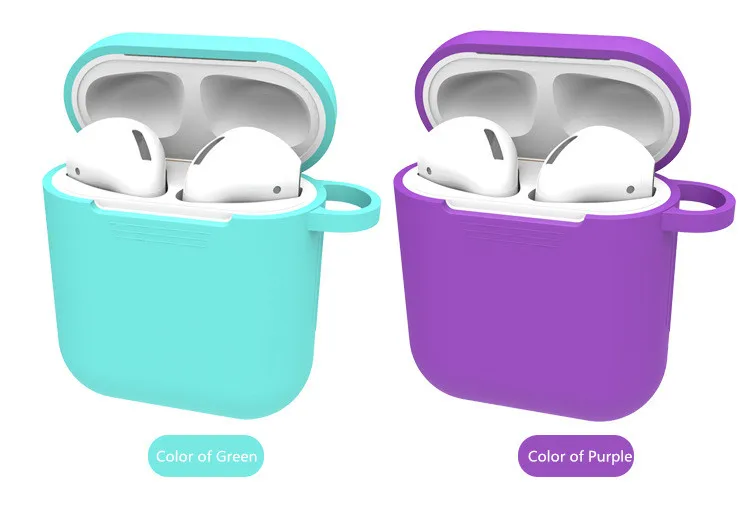 Мягкий силиконовый чехол для Apple Airpods i9s ударопрочный гарнитура AirPods ультратонкий