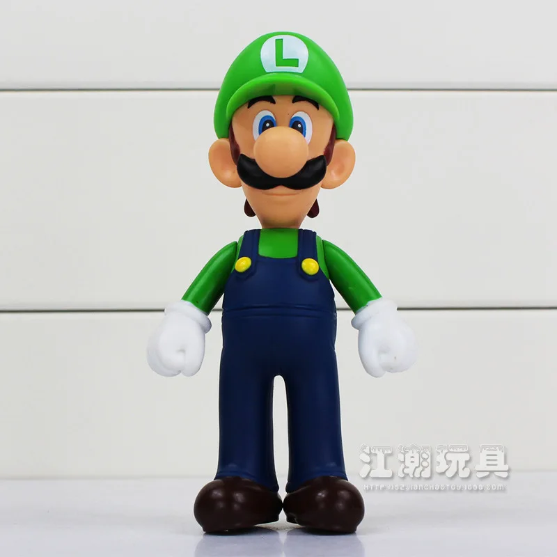 4 Различных Super Mario Bros Рисунок 12-13 СМ ПВХ Рисунках Модель Куклы Игрушки для Детей
