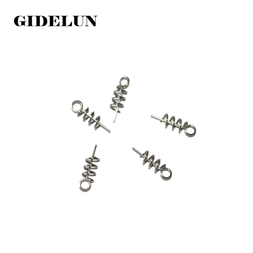 100 шт./лот Мягкая приманка с пружинным замком крючок мягкой приманкой соединитель