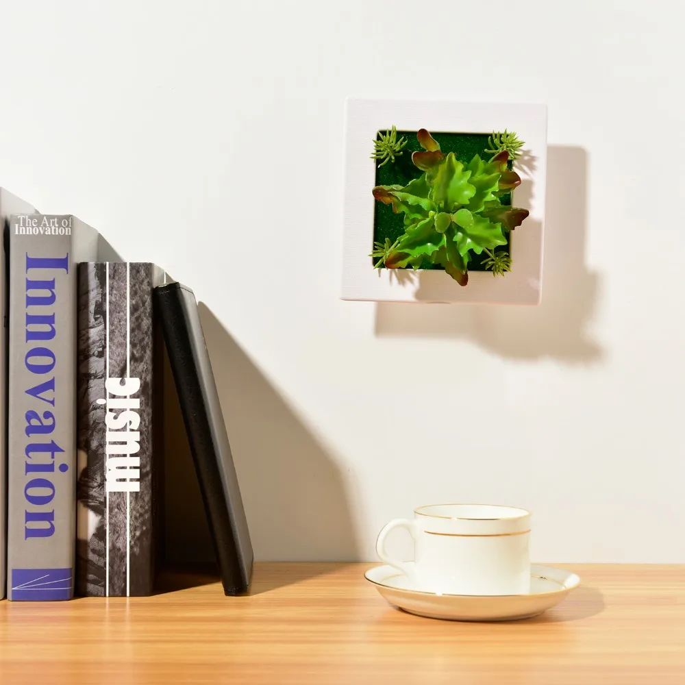 Ваза для цветов креативная фоторамка настенная имитация суккулентов