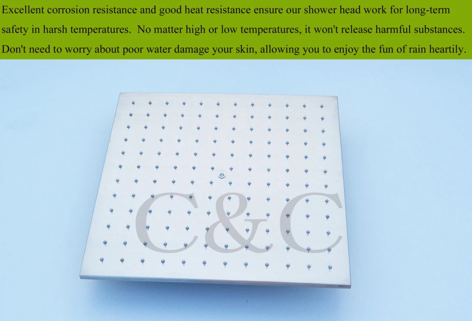 Насадка для душа из нержавеющей стали (304) 16 дюймов|shower head stainless|shower headbathroom shower |