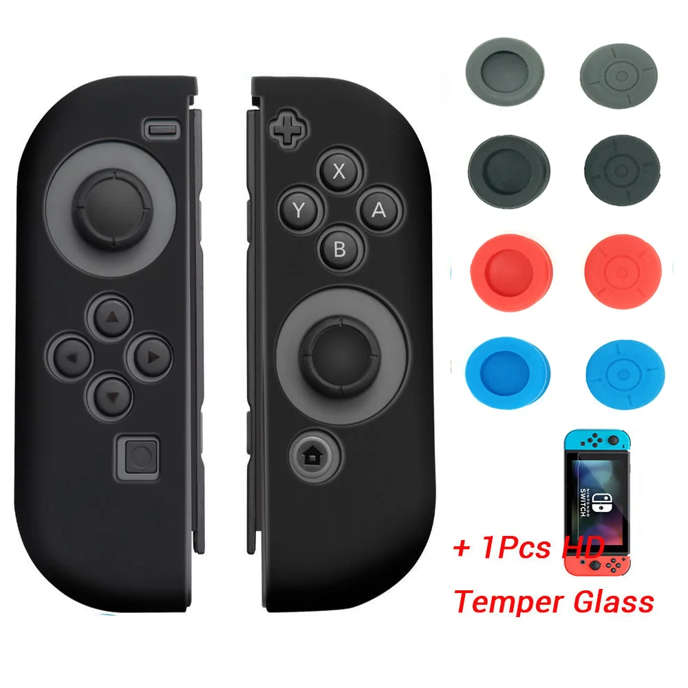 Унив. игровой чехол для PND Switch NS силиконовый защитный + 4 пары захват большого