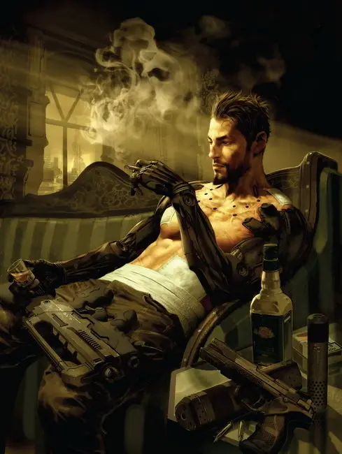 007 Deus Ex-Action ролевые видеоигры 1" x 19" плакат