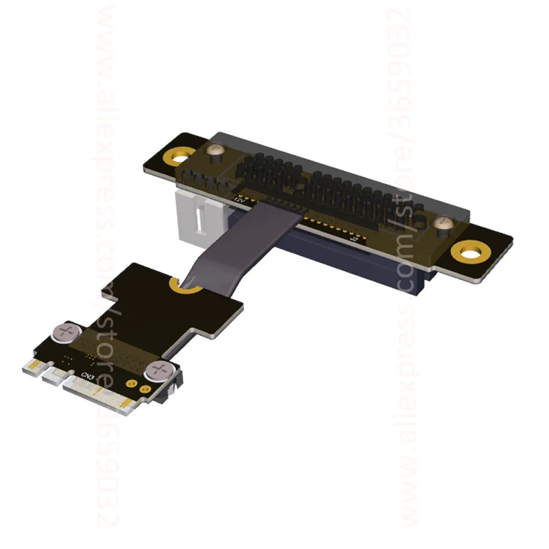 Elbow M.2 Wi Fi ключ A E + к PCIe 4x расширитель переходника карта Gen 3 0 кабельный A.E m2 pci e x4 для