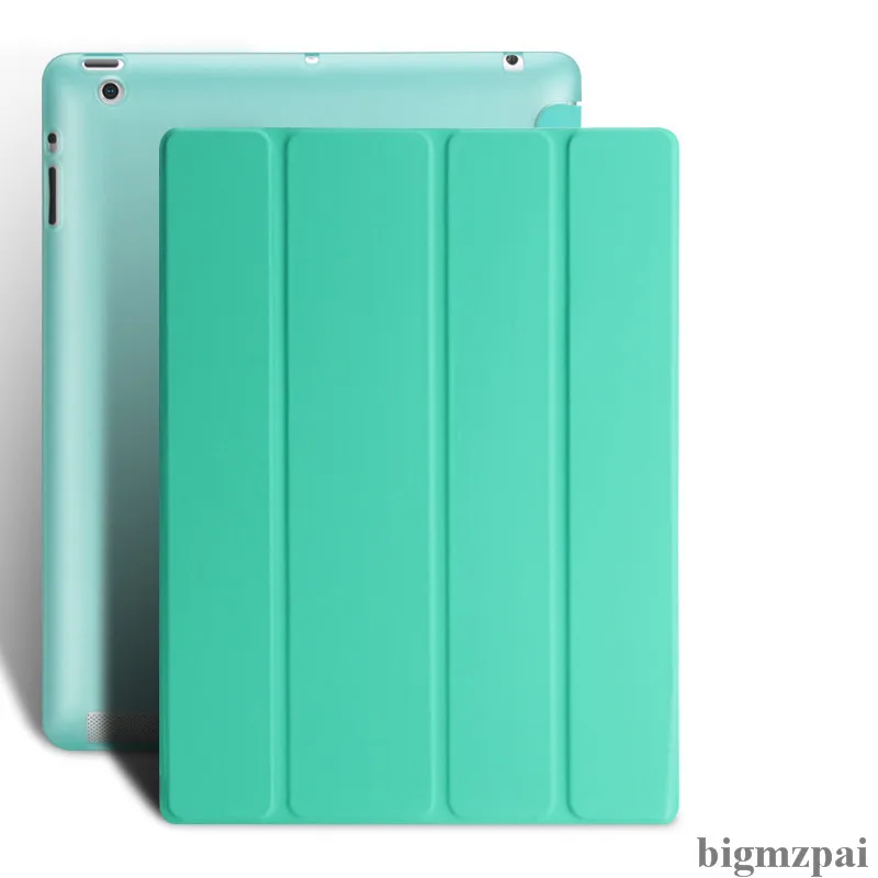 Чехол для iPad 2 3 4 чехол из ТПУ ультра тонкий трехслойный умный флип ipad защитный +