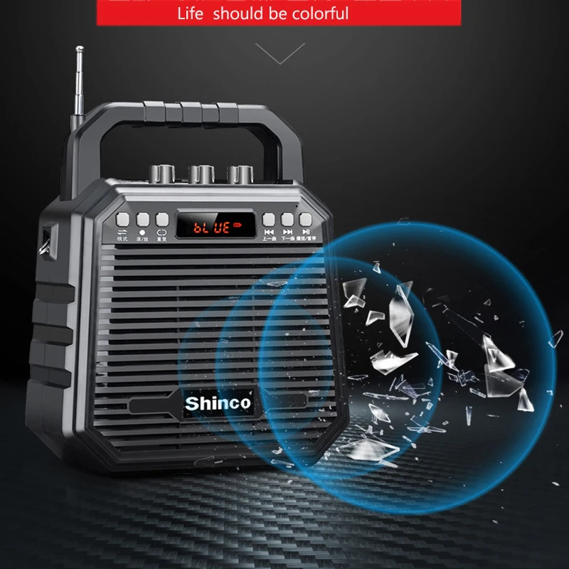 Портативные активные колонки 5 дюймов В Hi Fi с литиевым аккумулятором Bluetooth MP5