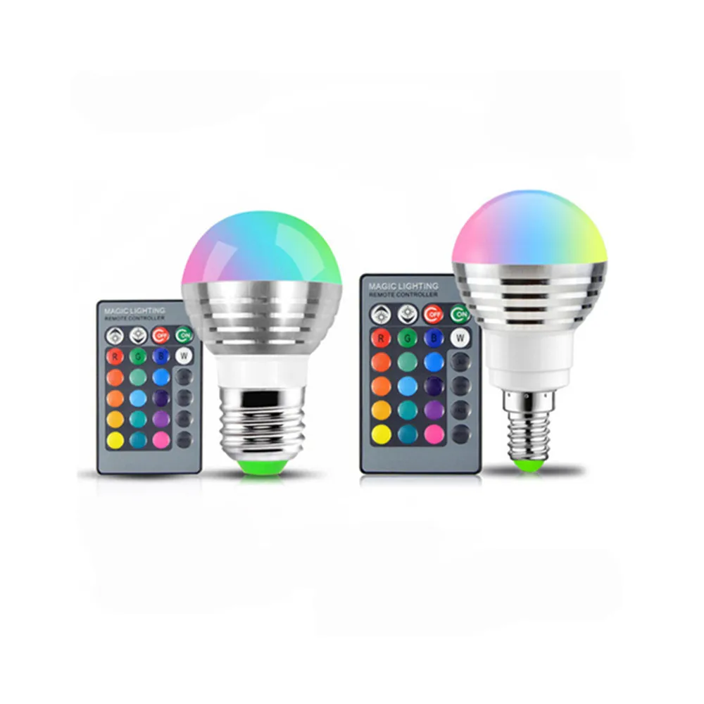 Светодиодный RGB + 24key RF 3W Пульт дистанционного управления красочные лампы