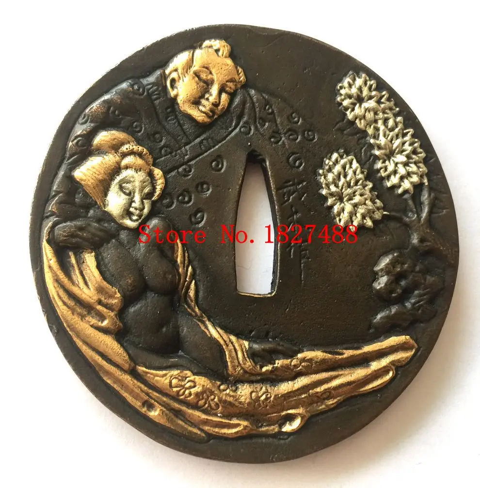 Набор медный меч Tsuba с дизайном орла подходит для японского самурайского катаны