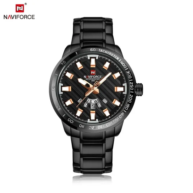 BBRG NAVIFORCE Роскошные Брендовые спортивные часы для мужчин Стальные кварцевые часы мужские водонепроницаемые часы мужские наручные часы relogio masculino - Цвет: BBRG