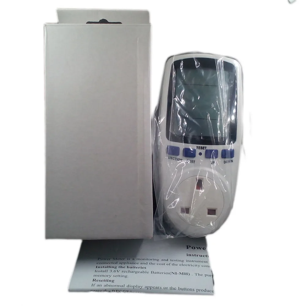 Великобритания вилка мощность энергии ватт Напряжение Ампер метр анализатор