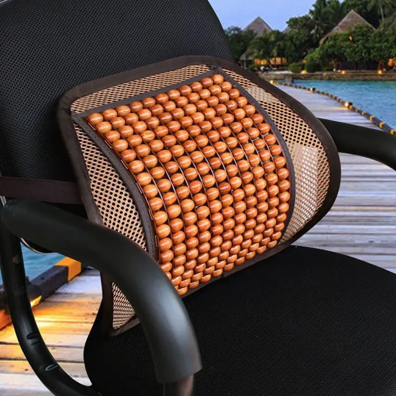 Летнее автомобильное кресло офисное поясничная подушка для поддержки