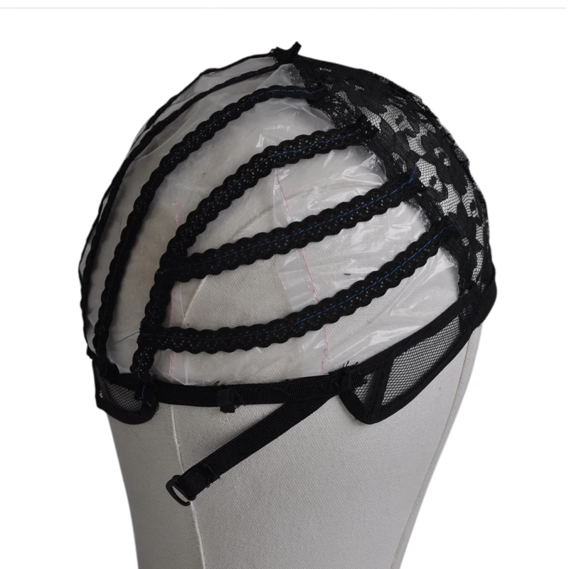 5 шт./лот колпачки для париков изготовления Горячая черная купольная крышка сетка