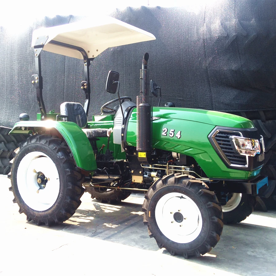 Китайское производство 25hp 4wd мини-тракторы с фронтальным погрузчиком и большим количеством насадок