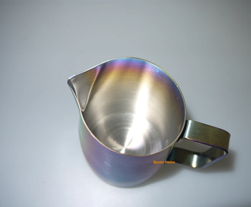 1 pc400ml специальный синий/красочный нержавеющая сталь Кофе Инструменты эспрессо молочный кувшин кофейник острые инструменты для напитков