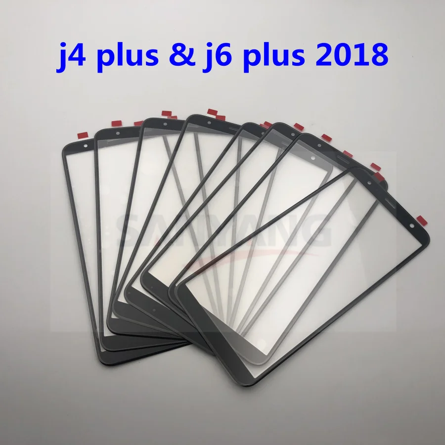 10 шт. внешнее стекло для Samsung Galaxy j4 plus & j6 J415 J415F J610 жк сенсорная панель экран +