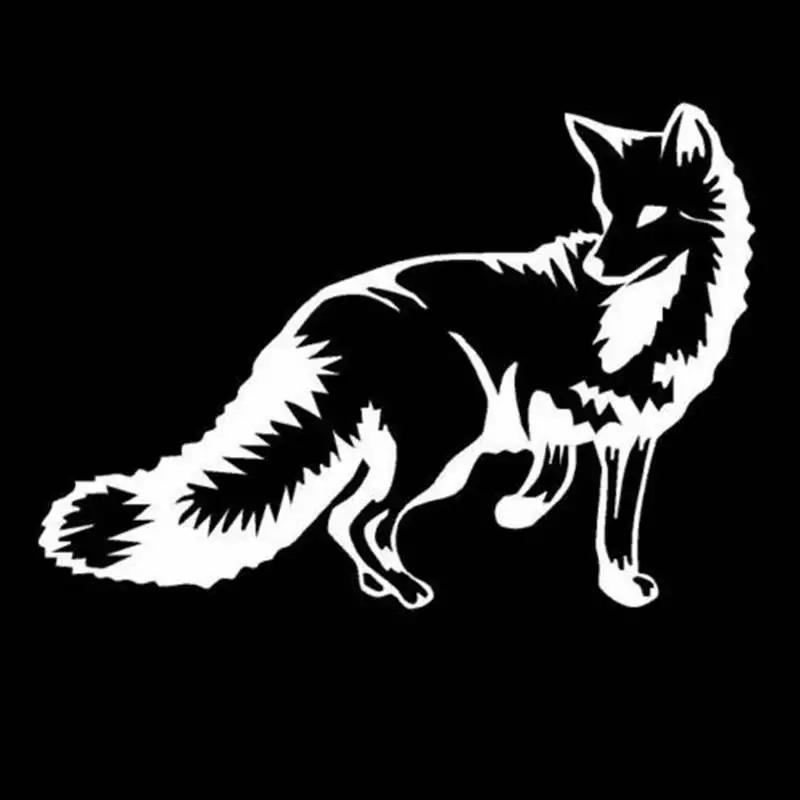 Охота лиса наклейка охотничий клубный стикер Полые стикеры Hunter окна автомобиля