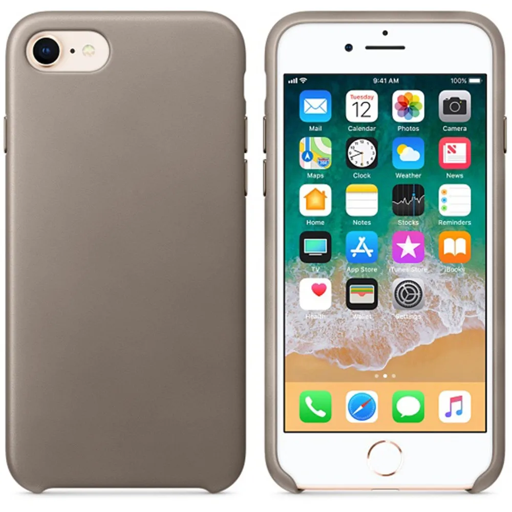 Del Ultra-Thin Leather Soft Stylish Protective Case Cover For iPhone 8/7 4.7inch td109 dropship | Мобильные телефоны и