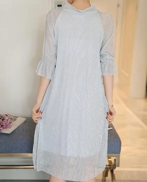 Реальные фотографии с моделью 2017 для беременных Одежда Золото Серебро