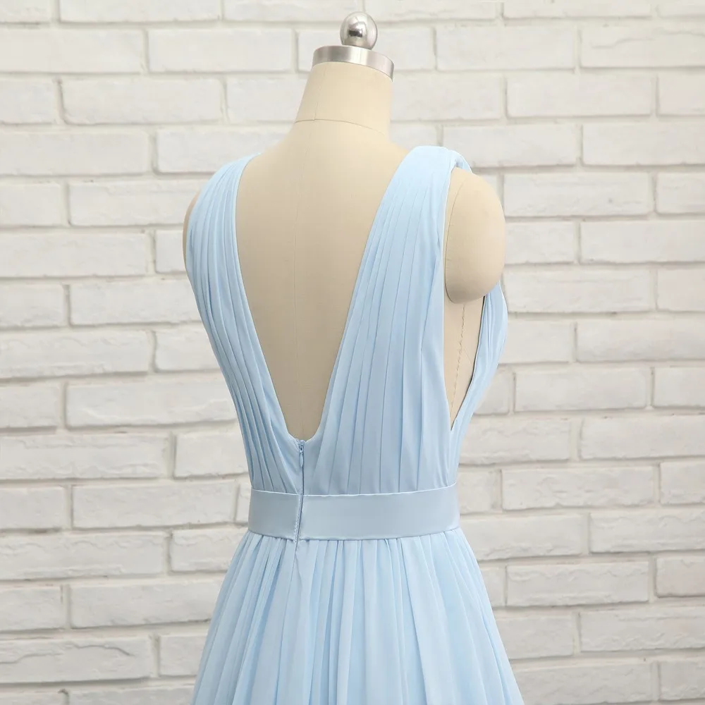 Шифоновое платье с v образным вырезом открытой спиной и шлейфом|red carpet dresses|formal