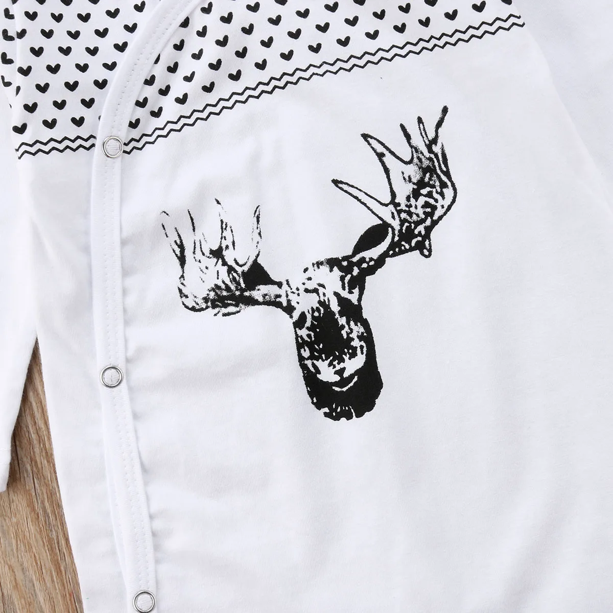 Рождественский милый комбинезон для маленьких девочек и мальчиков однобортный с