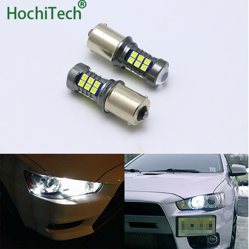 Светодиодные лампы Canbus HID 2 шт. без ошибок белые 1156 7506 S25 для 2008-up Mitsubishi Lancer или Evolution
