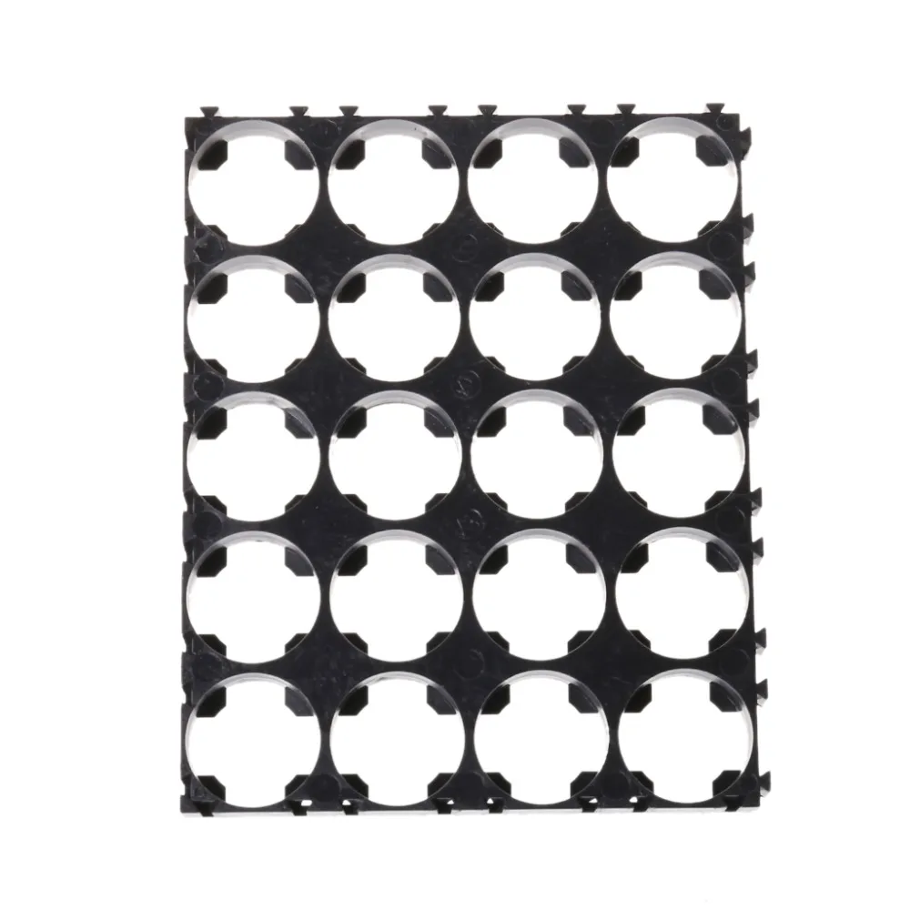 4x Black 18650 Battery 4x5 клетка разделитель растягивающий корпус пластиковый держатель| |