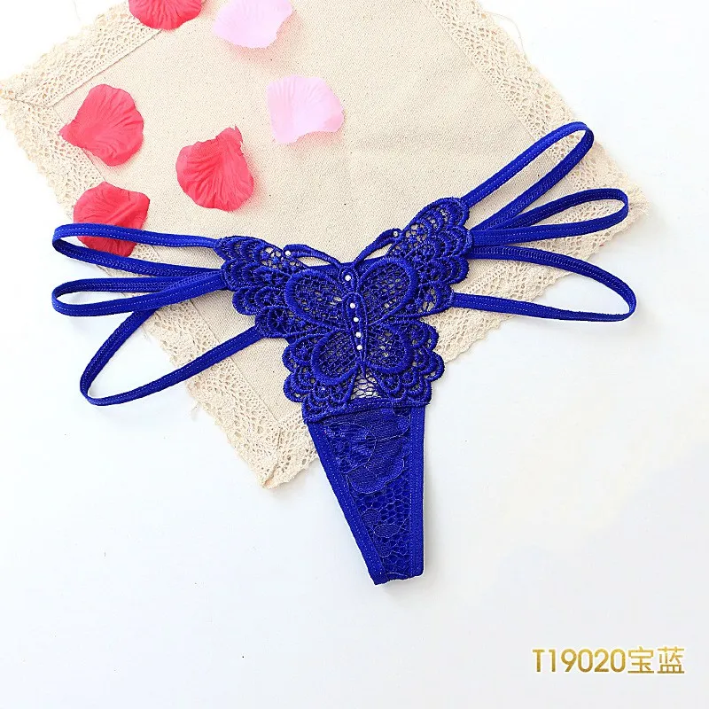 Blue JSY сексуальное кружевное нижнее белье женское сексуальное черное нижнее белье с вырезом с низкой посадкой - Цвет: Blue