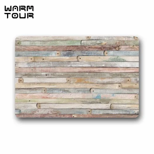 Теплый деревенский старый сарай деревянный входной коврик напольный для