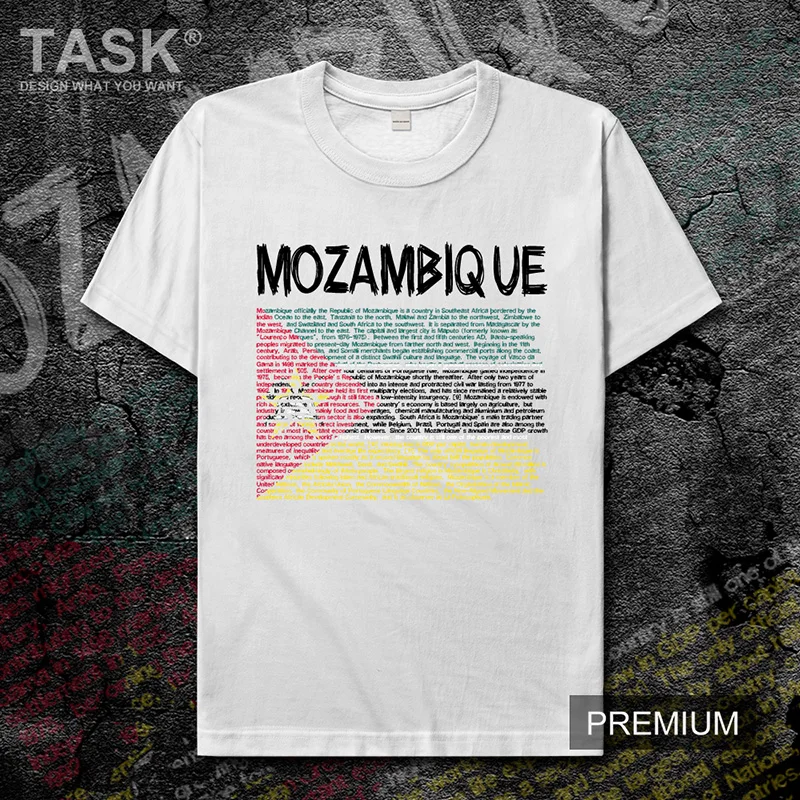 MOZ Mozambican Мужская футболка Новые Топы футболки Одежда с коротким рукавом свитер