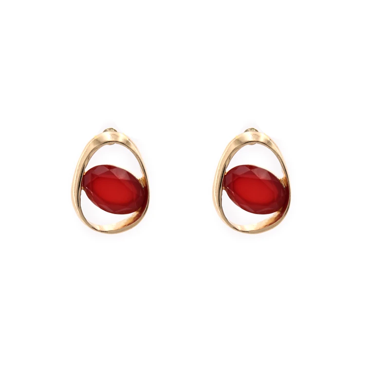 Модные простые серьги AL ER30146/TRACYSGER/Red pop|Серьги-подвески| |