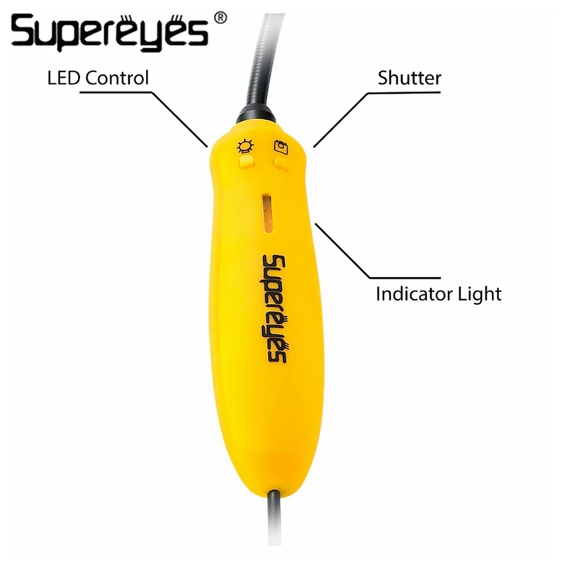 Бороскоп USB цифровой Водонепроницаемый трубы эндоскопа Камера 7 мм Videoscope