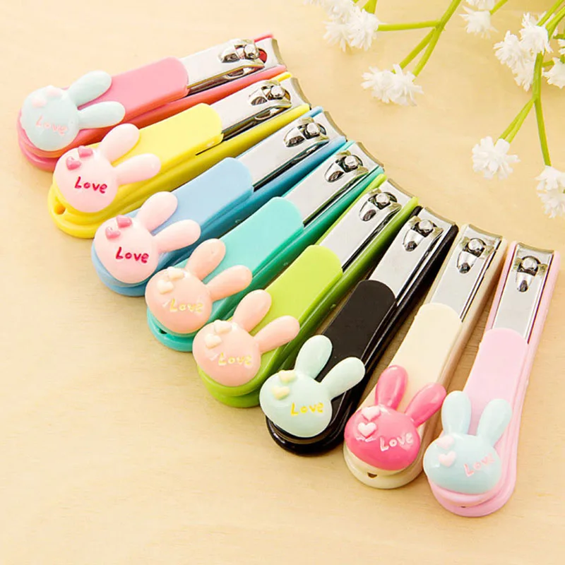 2 шт./лот Прекрасный Кролик Nail Clipper Ножницы Мультяшном Стиле для Детей Из