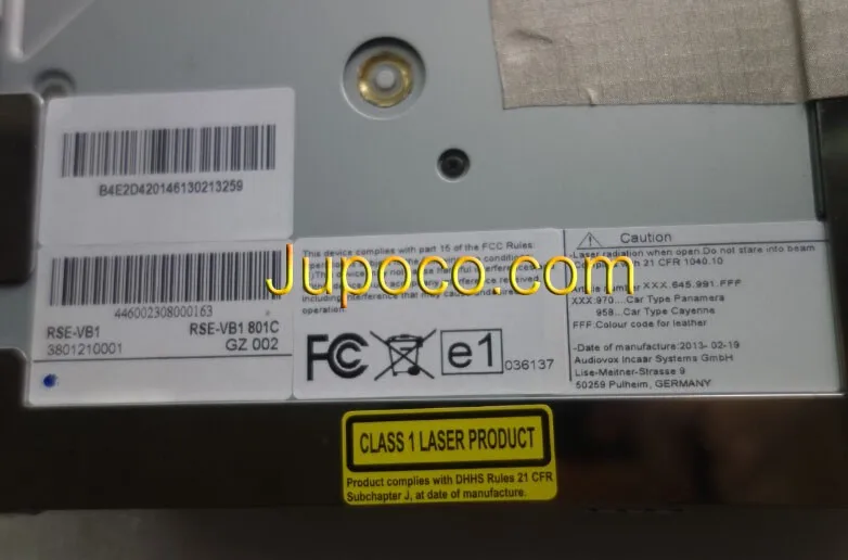 Оригинальный новый DVD RSE-VB1 801C для Porschee dvd-плеер | Автомобили и мотоциклы