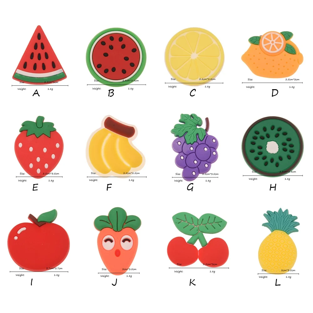 24pcs Strawberry Lemon Fruit Accessories Pineapple Hair Boutique Accessory No Barrette Bows for Hairband |