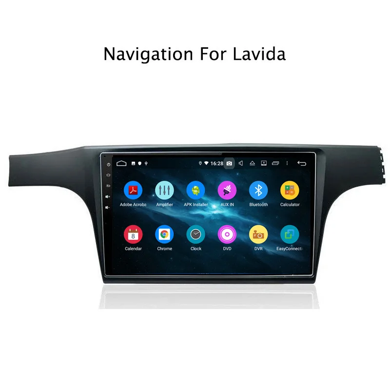 10 1 &quot4G ram 32G rom Восьмиядерный Android 9 0 Автомобильный gps навигация для VW Lavida 2013-2014 Топ