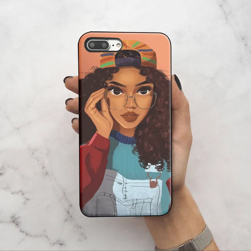 OUTMIX bunz melanin Poppin Мягкий ТПУ Черный силиконовый чехол для iPhone Xr Xs Max X или 10 8 7 6 s plus 5 5S