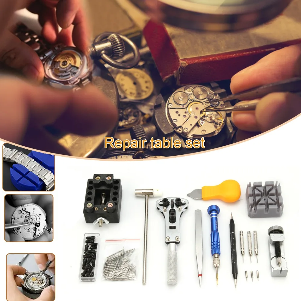 

Watchmaker Watch Link Pin Remover Case Opener Repair Tool Kit Set Opener Link Spring Bar Remover Horlogemaker Gereedschap