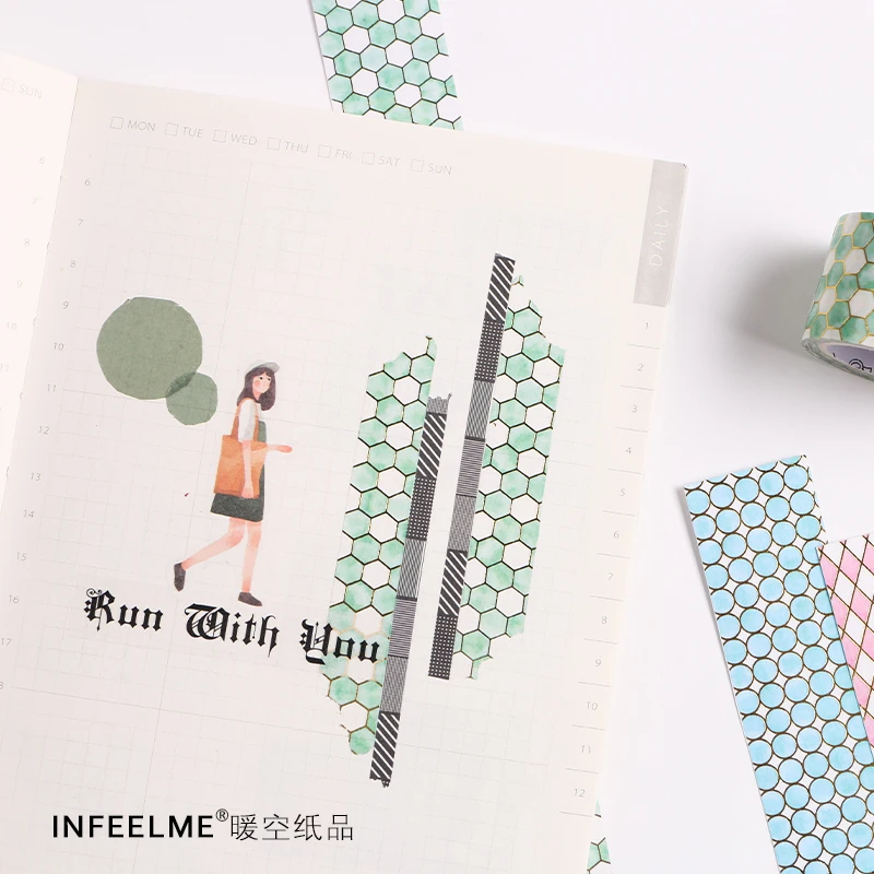 Декоративная бумажная Маскировочная лента 8 шт./лот с изображением Алисы из серии