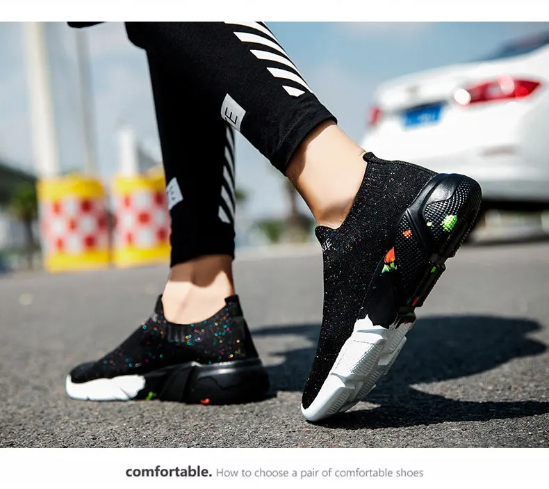 MWY/модные парные камуфляжные носки; Повседневная обувь; Schoenen Vrouw; тканевые кроссовки; Женская дышащая мягкая Вулканизированная обувь