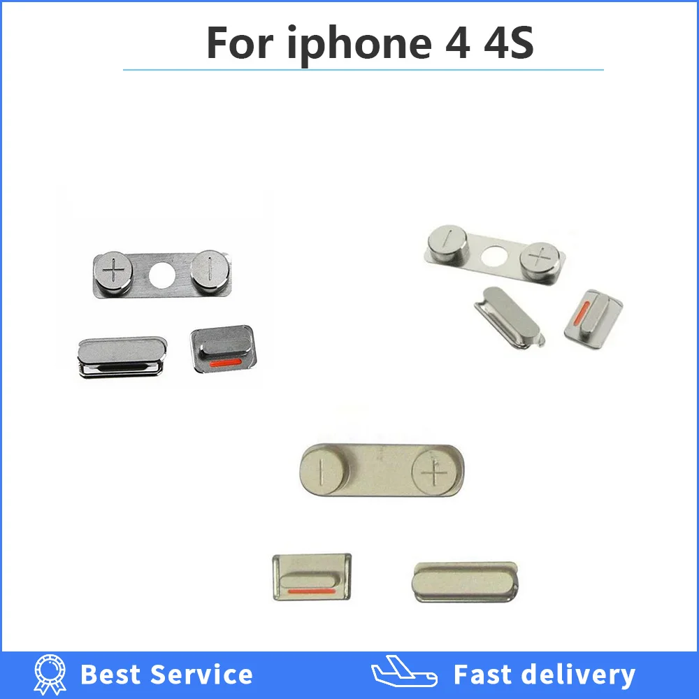 Боковая кнопка для Iphone 4 4s 5 5S боковые брелоки полный комплект