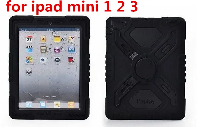 for ipad mini 1 2 3 Брендовый гибридный защитный водонепроницаемый противоударный пылезащитный детский безопасный Чехол-подставка для ipad mini 1/2/3 retina ipad 2 3 4 Air Shell - Цвет: for ipad mini 1 2 3