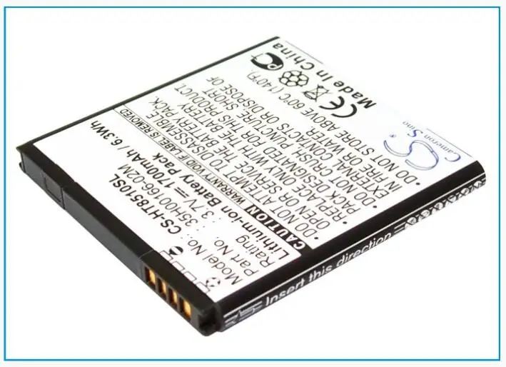 Аккумулятор Cameron Sino для HTC AMAZE 1700 мАч 4G PH85110 Ruby 35H00166 02M 02M|Аккумуляторы мобильных