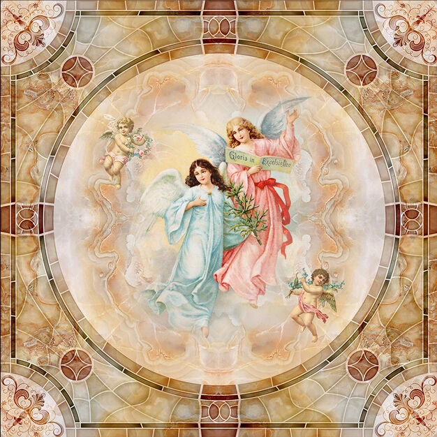 

Custom ceiling wallpaper, angel murals for the living room bedroom ceiling wall waterproof papel de parede