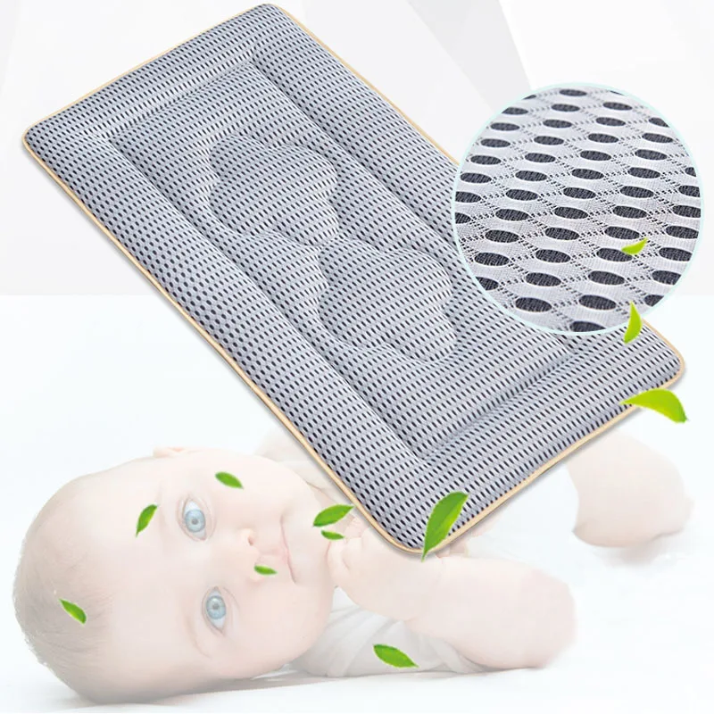 Детская кроватка для малышей мягкий бархатный матрас новорожденных удобная