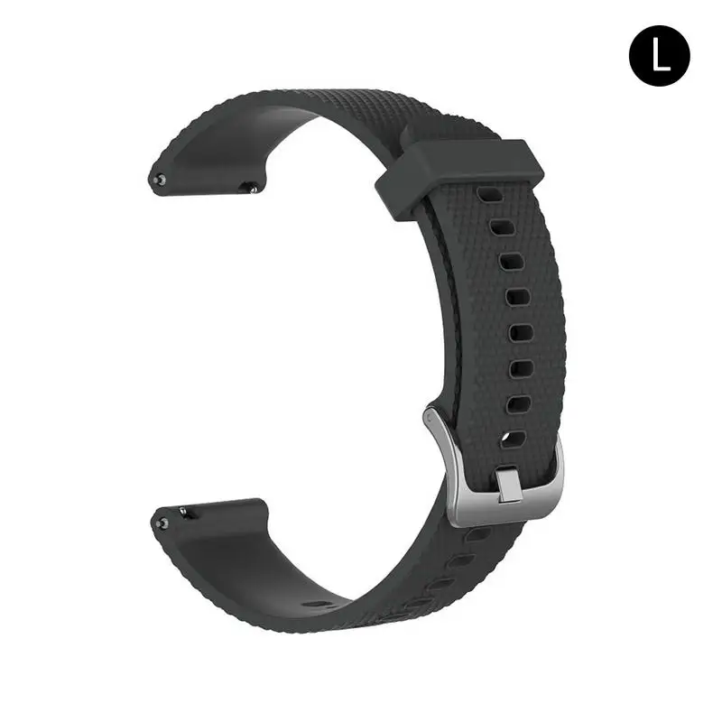 Gray L Для POLAR Vantage V/M ремешок для часов 22 мм для POLAR Vantage V/M силиконовый резиновый браслет мужской женский резиновый браслет - Цвет: Gray L