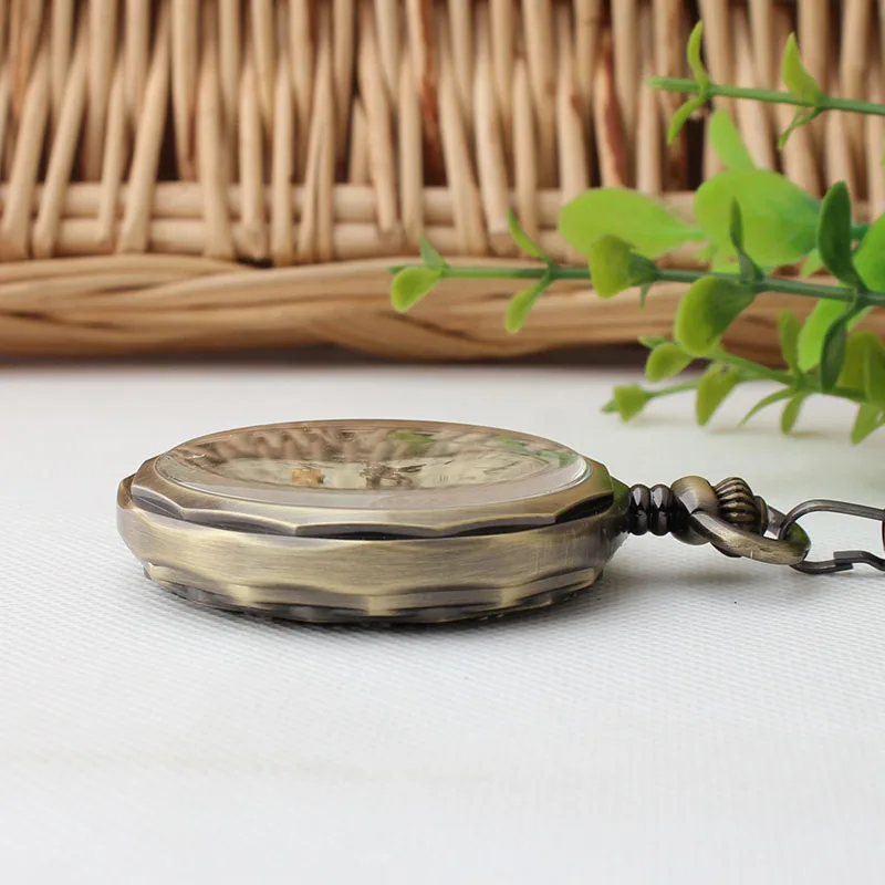 Механические карманные часы старшеклассника личность Оригинальная Цепь стол