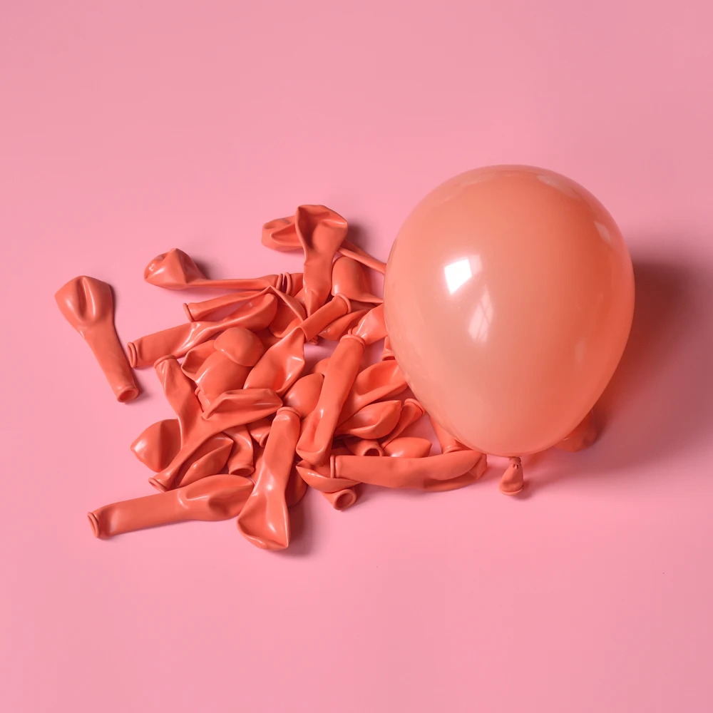 Macaron Coral Серый латексный шар макарон, 10 Дюймов, 5 дюймов, вечерние воздушные шары для свадьбы, дня рождения, вечеринки, Аксессуары для детского душа - Цвет: Macaron Coral