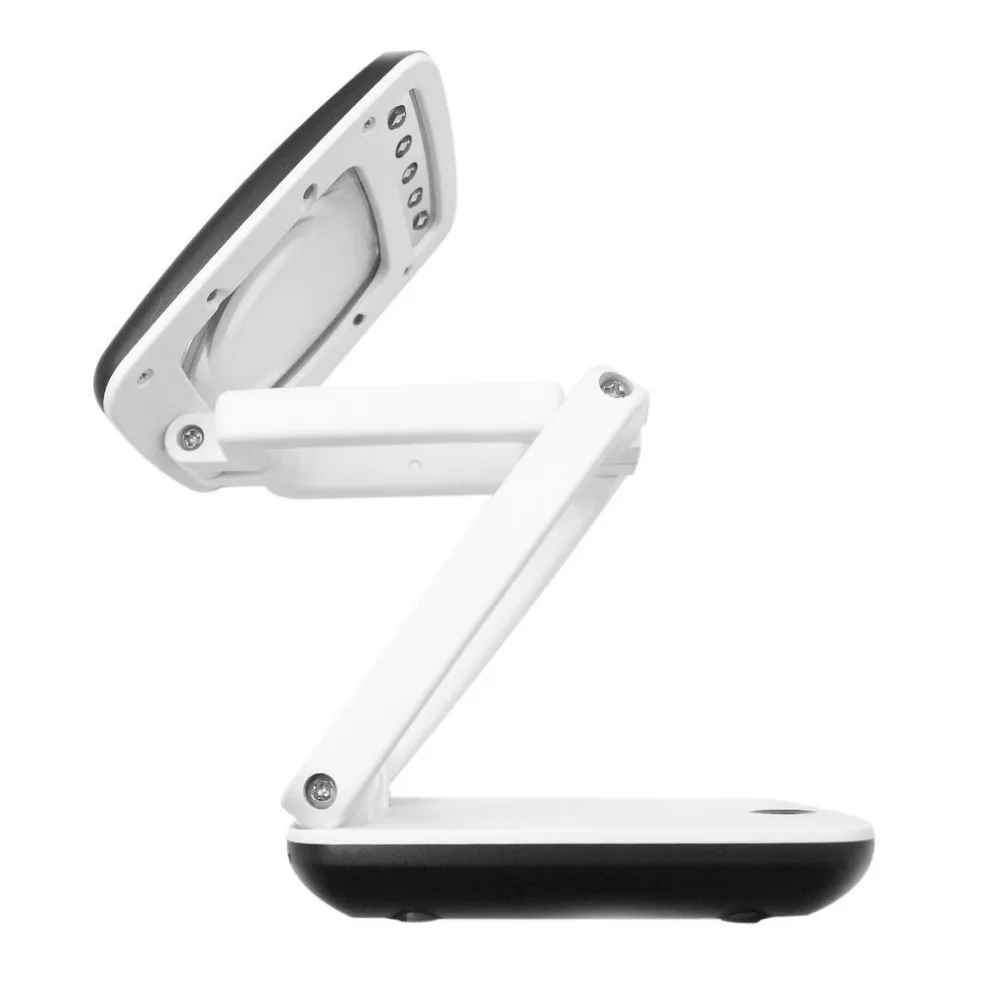 Foldable Desktop Magnifier Lamp Battery Powered Magnifying Glass 3X Magnification Adjustable LED Lights Reading Aid | Инструменты