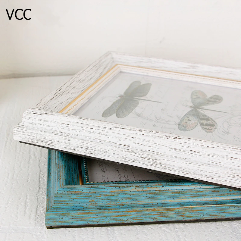 Европейский фоторамка винтажная рама для картины книжный шкаф рабочего